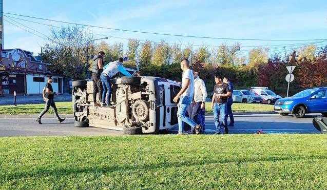 masina rasturnata accident sef dna