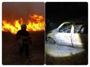 Misterul mașinii arse în incendiul de vegetație, din Bogați, a fost deslușit 1 incendiu masina4 - Misterul mașinii arse în incendiul de vegetație, din Bogați, a fost deslușit