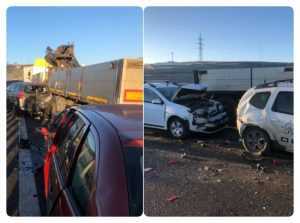 Accident în lanț! 11 mașini implicate și 6 oameni răniți 1 accident a3 - Accident în lanț! 11 mașini implicate și 6 oameni răniți