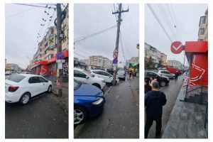 Untitled Project 5 - Indicatoare cu semnificația ,,Oprirea interzisă” montate pe un bulevard din Pitești