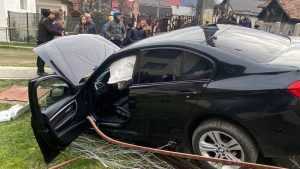 Accident rutier cu 2 autoturisme în Rucăr! O victimă implicată! 1 accident poarta - Accident rutier cu 2 autoturisme în Rucăr! O victimă implicată!