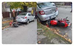 accident clung 3 - Accident în Câmpulung! Victimă, un motociclist de 17 ani