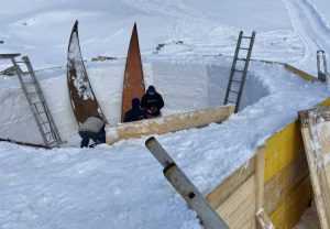 hotel de gheata de la balea lac 2022 - Au început lucrările la hotelul de gheață de la Bâlea Lac. Când se deschide?