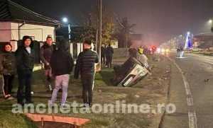 rasturnata e1670140066671 - A intrat pe contrasens și a lovit frontal o altă mașină în Argeș! O femeie și 2 minori sunt grav răniți!