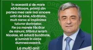 adrian miutescu e1670309266827 - "Fie ca marele făcător de minuni, Sfântul Ierarh Nicolae, să aducă bunătate și lumină în viața dumneavoastră!"