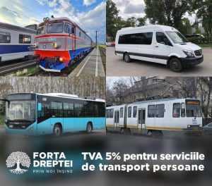 Aviz favorabil în Comisia pentru Industrii și Servicii pentru Propunerea Forța Dreptei de reducere a TVA la transportul de persoane 1 forta dreptei 1 - Aviz favorabil în Comisia pentru Industrii și Servicii pentru Propunerea Forța Dreptei de reducere a TVA la transportul de persoane