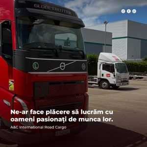 A&C International Road Cargo: Consideri că ți-ar plăcea o carieră ca șofer profesionist? 9 șofer A&C