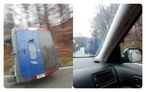 accident moraresti - ACUM: Mașină răsturnată în Argeș!