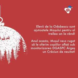 320042354 860534275297815 2910256465628949608 n - „Fii unul dintre elfii Moșului” - Campanie umanitară de Crăciun a elevilor de la Odobescu