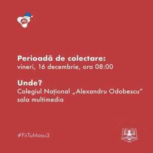 „Fii unul dintre elfii Moșului” - Campanie umanitară de Crăciun a elevilor de la Odobescu 2 elfii