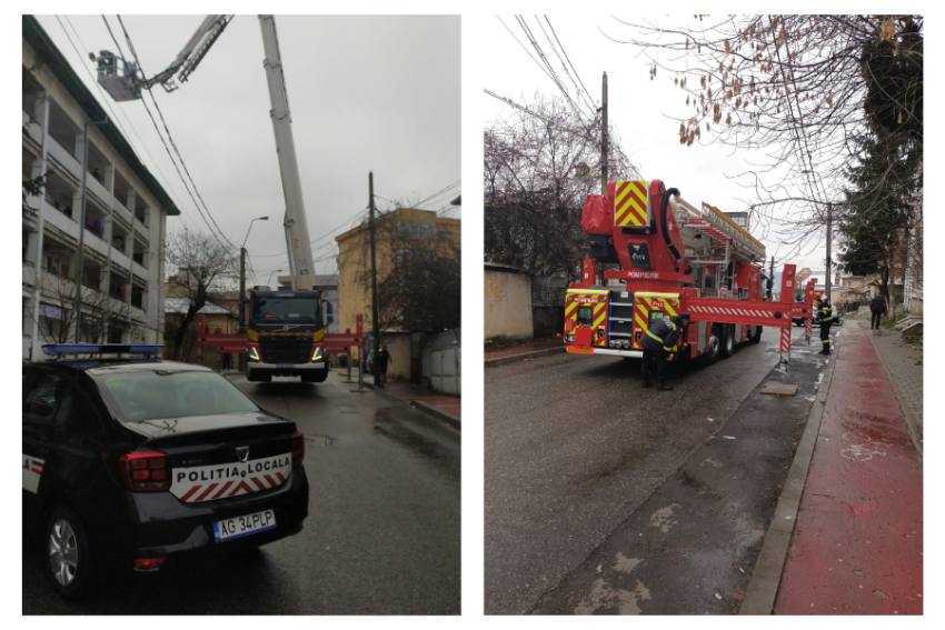 Pitești interventie