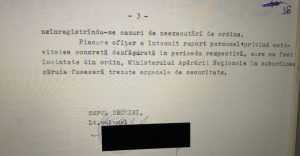 raport sri descretizat pg 3 referitor la decembrie 1989 - Documente desecretizate. Revoluția din decembrie 1989 în Argeș