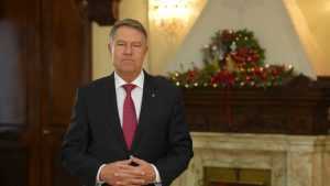 klaus iohannis - Președintele Klaus Iohannis transmite un mesaj de Crăciun tuturor românilor!