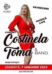 Club Hush - Prima petrecere din 2023 va fi alături de Costinela Toma și trupa ei 1 club Hush