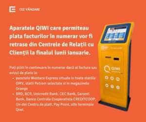 Anunț important de la CEZ! Facturile vor putea fi achitate doar folosind cardul în Centrele de Relații cu Clienții! 18 Sursă foto: cez.ro