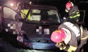 accident noapte e1673032077416 - ACUM! Accident grav cu victimă în Argeș! O mașină a părăsit șoseaua!