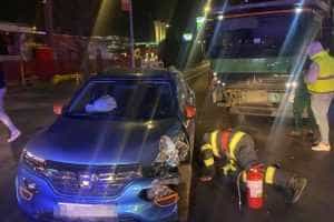 accident mioveni - Accident în Mioveni! Mașina a sunat singură la 112