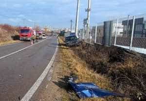 accident bradu2 - Încă un accident în Bradu! Un șofer este rănit