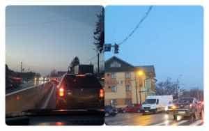 Accident în Mărăcineni! O dubă și o mașină s-au ciocnit 1 accident maracineni - Accident în Mărăcineni! O dubă și o mașină s-au ciocnit