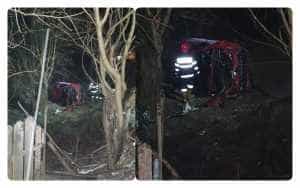 (VIDEO) Accident grav în Argeș! Un tânăr de 21 de ani s-a răsturnat cu mașina într-o grădină 1 accident gradina rasturnat - (VIDEO) Accident grav în Argeș! Un tânăr de 21 de ani s-a răsturnat cu mașina într-o grădină