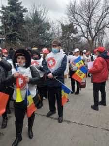Protest la Ministerul Transporturilor 1 Sursă foto: Facebook Federația Sanitar Romania