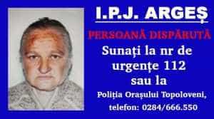 femeie disparuta - Argeș: Femeia dispărută a fost găsită!