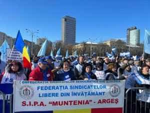 protest profesori arges SIPA