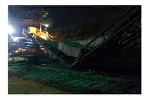 Avarie majoră la Complexul Energetic Oltenia! Două benzi de transport s-au prăbușit! 1 Oltenia mineri utilaj