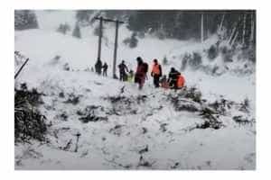 (VIDEO) Ei sunt deștepții prinși de avalanșă pe Transfăgărășanul închis! 12 avalanșă Transfăgărășan