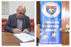 A fost semnat contractul pentru finanțarea proiectului „Renovarea energetică moderată pentru sediul Regiei Autonome Județene de Drumuri Argeș” 20 CJ Argeș