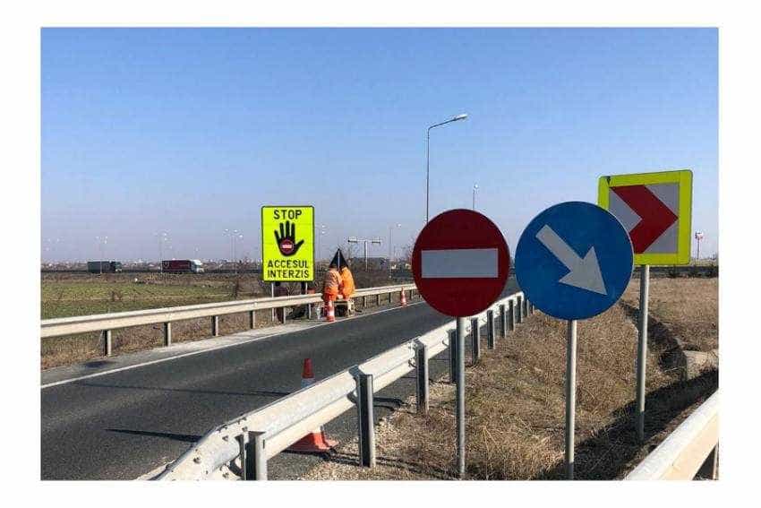 Șoferi restricții drum reparații Șoferi restricții drum reparații