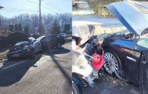 (VIDEO) Accident grav cu 4 vehicule în Argeș! Patru persoane sunt monitorizate! 1 accident - (VIDEO) Accident grav cu 4 vehicule în Argeș! Patru persoane sunt monitorizate!
