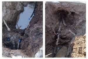 Au băgat buldoexcavatorul. Intervenții pentru identificarea branșamentelor de apă ilegale! 24 apă canal