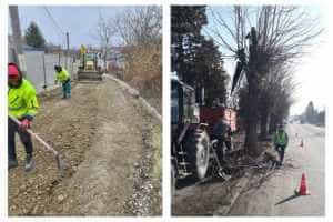 Acțiuni de salubrizare și întreținere a domeniului public la Ștefănești 2 Ștefănești