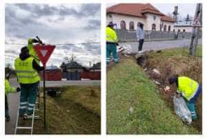 Acțiuni de salubrizare și întreținere a domeniului public la Ștefănești 1 Ștefănești