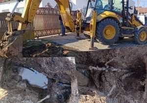 Au băgat buldoexcavatorul. Intervenții pentru identificarea branșamentelor de apă ilegale! 1 Sursa foto: Facebook Primăria Municipiului Pitesti