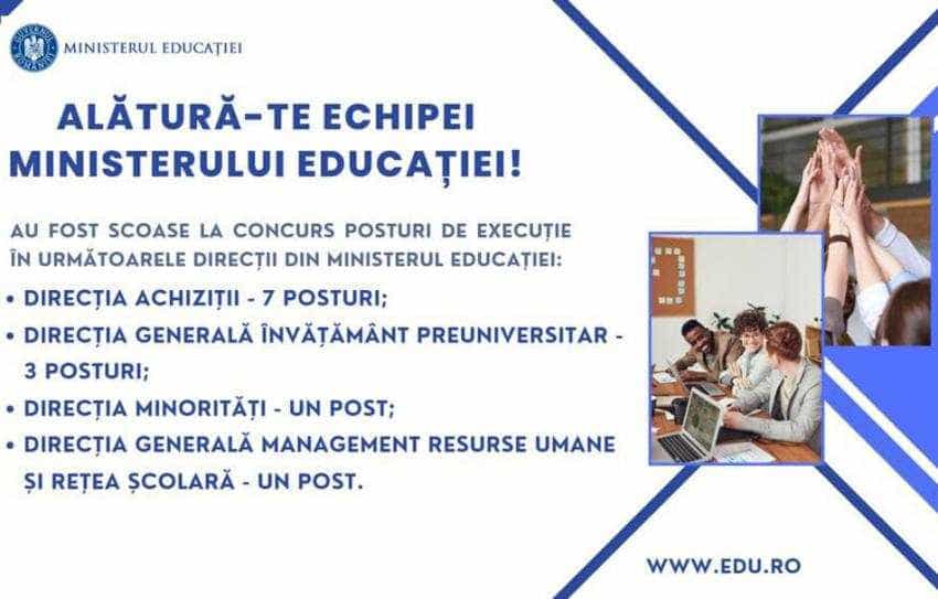 Sursă foto: Facebook Ministerul Educatiei