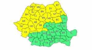 județ Arges cod galben