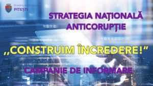 Pitești. Campanie de informare despre fenomenul corupției 9 Sursă foto: Facebook Primăria Municipiului Pitești.
