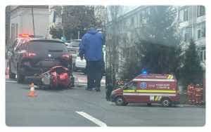 accident moto - (VIDEO) Accident în Pitești! Motociclist implicat