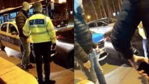 accident - Accident între o autospecială de Poliție și o mașină urmărită!