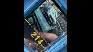 viteza - Gonea cu 214 km/oră pe A1! Ce reacție au avut polițiștii