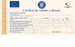 Cardul de energie 2023. Iată certificatul de validare a datoriei 14 Sursă foto: Facebook MIPE.