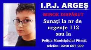 minor disparut - Minorii de 12 și 13 ani din Argeș, dați dispăruți - Au fost găsiți!