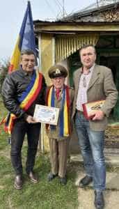 COSTEȘTI. Veteran de război sărbătorit la împlinirea vârstei de 104 ani! 1 Costești Dumitru Din