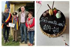 COSTEȘTI. Veteran de război sărbătorit la împlinirea vârstei de 104 ani! 2 Costești