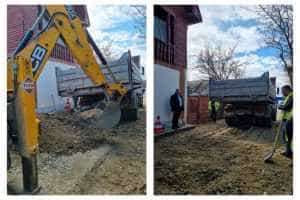 ȘTEFĂNEȘTI. Lucrări de modernizare a drumului local Aleea Domniței 2 drum Ștefanesti