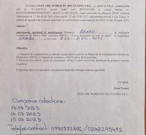 333946712 921209805521998 5841120846998238923 n - Campanie de colectare a deșeurilor electrice și electronice la Bradu