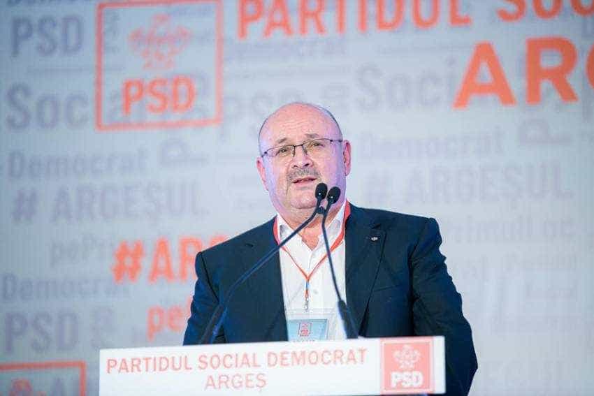 Ion Mînzînă ales presedinte PSD Arges1 Sursă foto: Facebook PSD Argeș