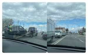 Atenție, șoferi! Evitați zona Podul Viilor! Trafic afectat din cauza unui accident 1 accident pod viilor 4 - Atenție, șoferi! Evitați zona Podul Viilor! Trafic afectat din cauza unui accident